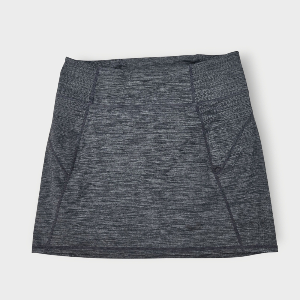 KUHL Women's S Charcoal Skulpt Skorts Skirted Shorts Poly Stretch Golf Hiking
